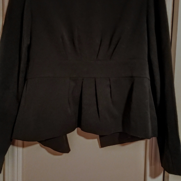 Apt9 Black Long Sleeve Button Front Blazer - Picture 8 of 8